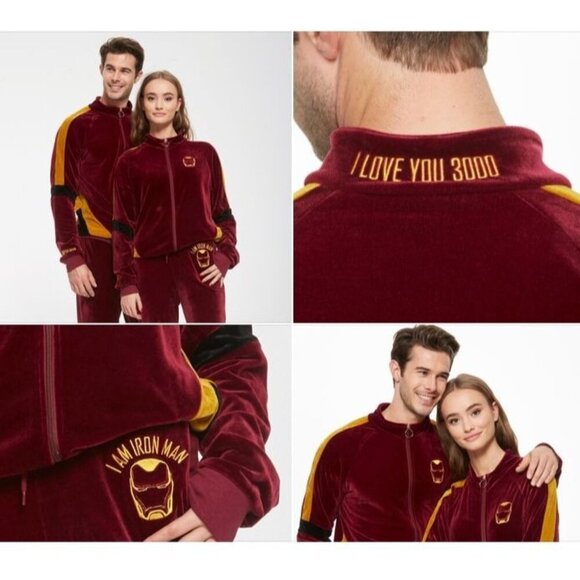 Universe Marvel Velour Joggers Plus Size 2X Avengers: Endgame I Am Iron Man NEW - Picture 3 of 14